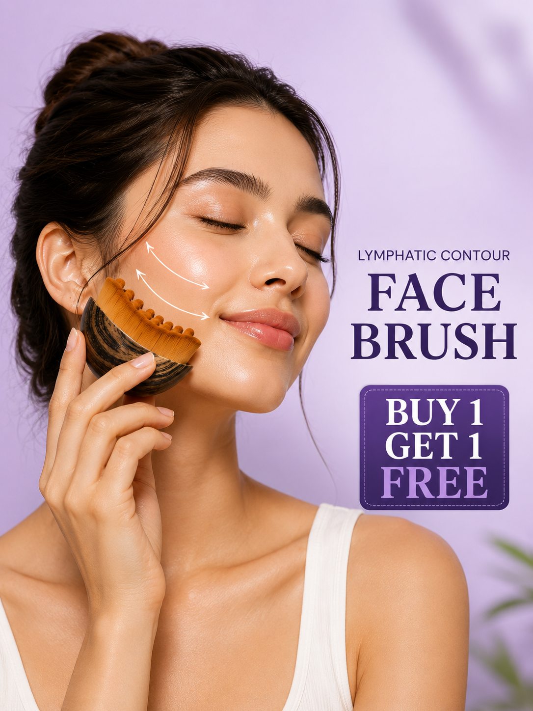 Lymphatic Contour Face Brush (Buy 1 Get 1 free)t